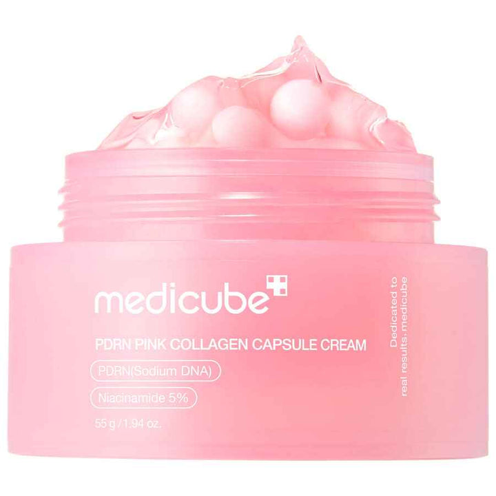 Crema Facial Medicube PDRN Pink Collagen Capsule Cream