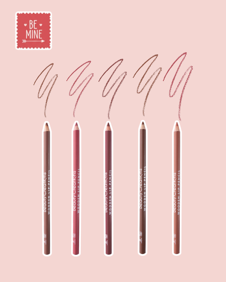 Kit Lápiz Delineador de Labios Beauty Creations 5 piezas