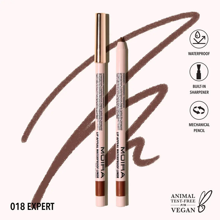 Delineador para labios Retractil Moira Appeal Waterproof 019 Into you