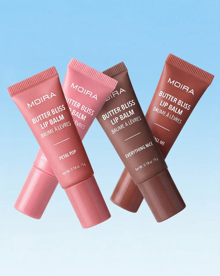 Mini Bálsamo Labial Moira Butter Bliss Petal Pop + Everything Nice