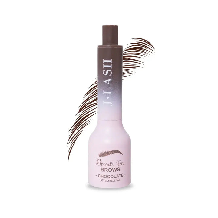 Brocha con color para cejas Jlash Brush on brow Chocolate