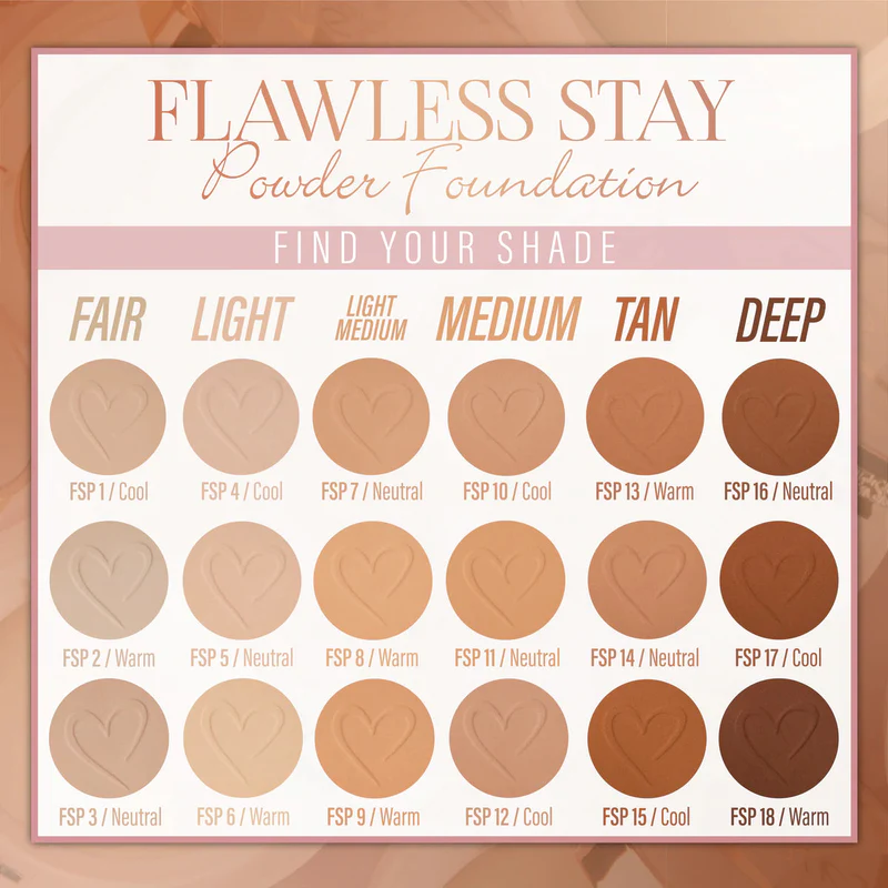 Maquillaje compacto Beauty Creations Flawless stay 4