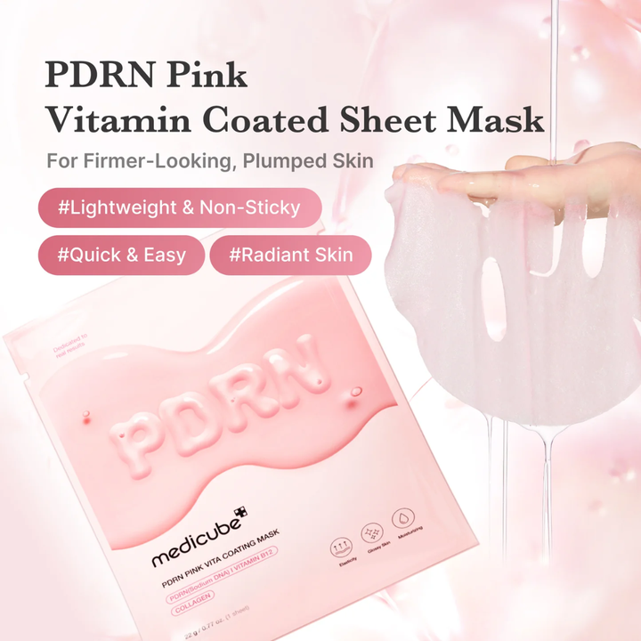 Mascarilla Medicube PDRN Pink Vita Coating Mask