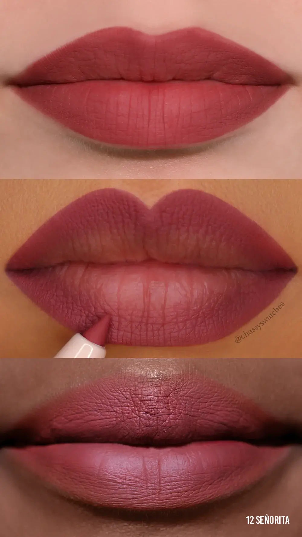 Delineador para labios Retractil Moira Appeal Waterproof 012 Señorita