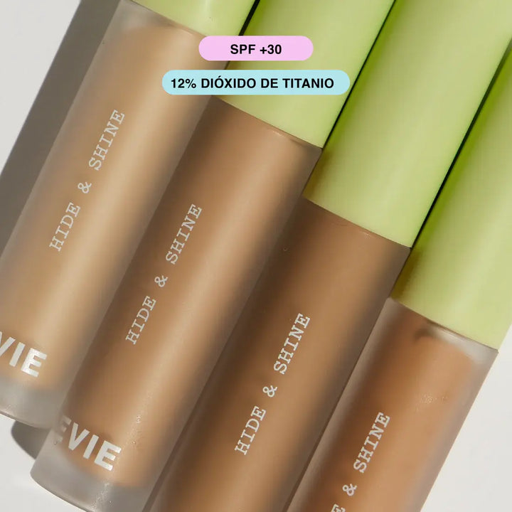 Corrector Liquido Evie Hide &amp; Shine 2 Medium