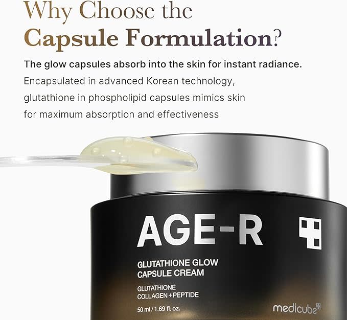 Crema Medicube Age-R Glutathione Glow Capsule Cream 50 ml