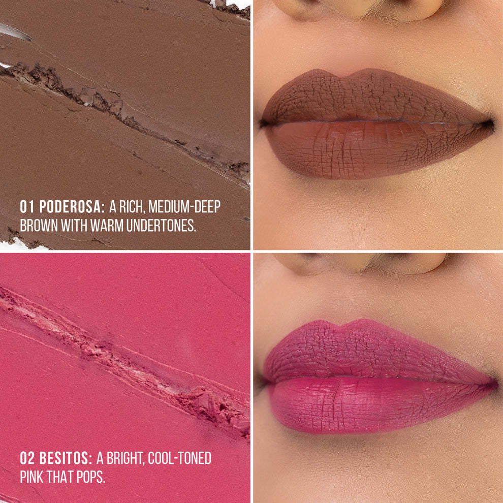 Labial Líquido Mate Italia Deluxe Locked In Place 01 Poderosa