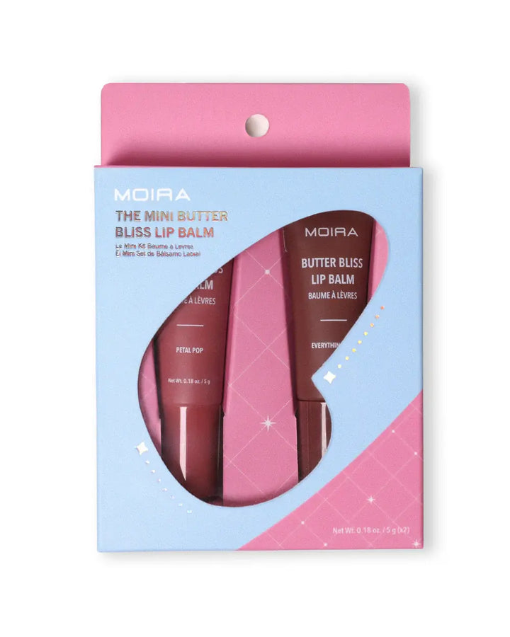 Mini Bálsamo Labial Moira Butter Bliss Petal Pop + Everything Nice