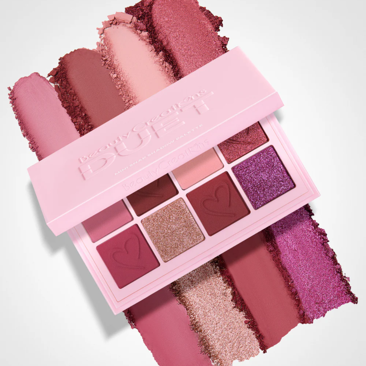 Paleta de Sombras Beauty Creations Mini Snap Duet Rouge Romance