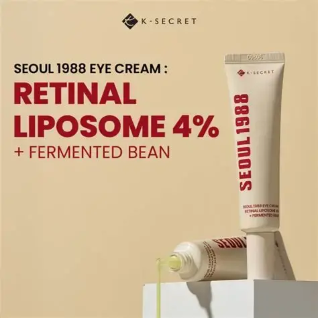 Contorno de ojos K-Secret Seoul 1988 Retinal Lipomosome 4% + Fermented Bean 30 ml