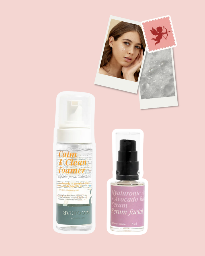 Kit Avoroots Limpiador &amp; Suero Ácido Hialuronico
