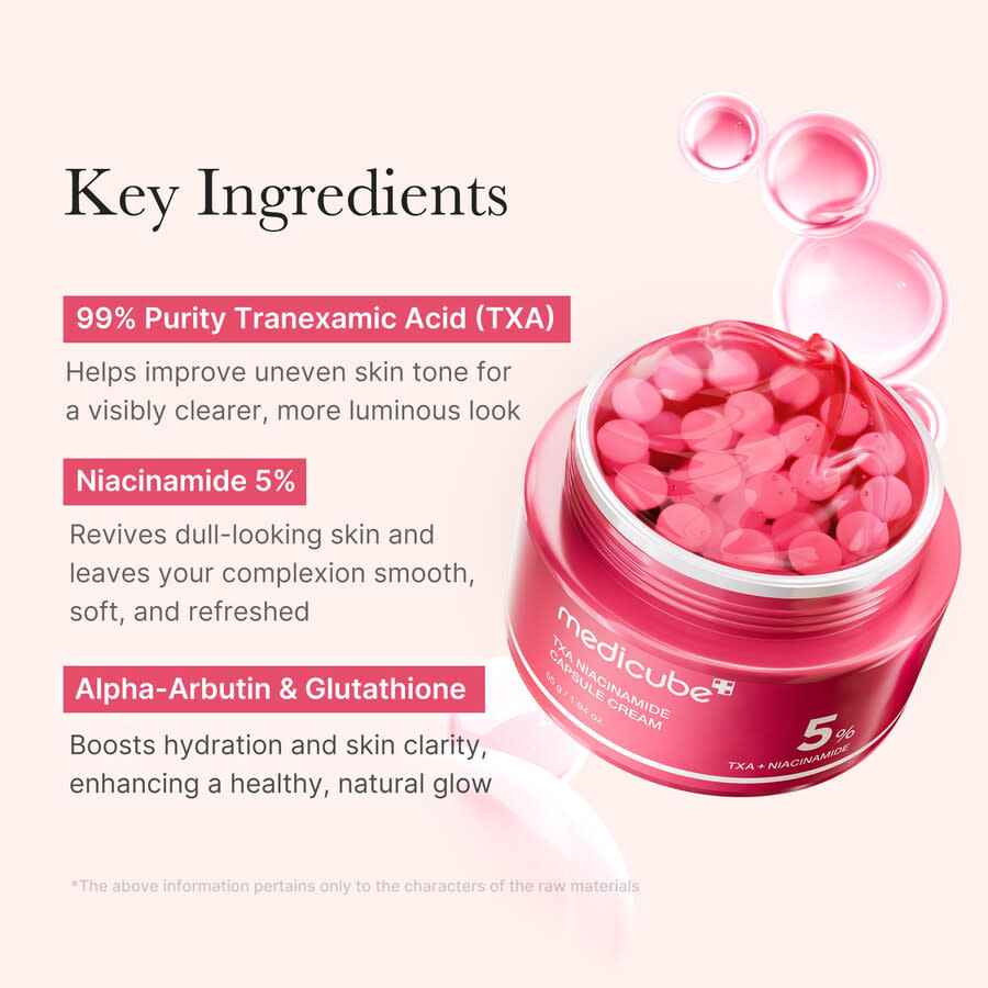Crema facial Medicube TXA Niacinamide Capsule Cream