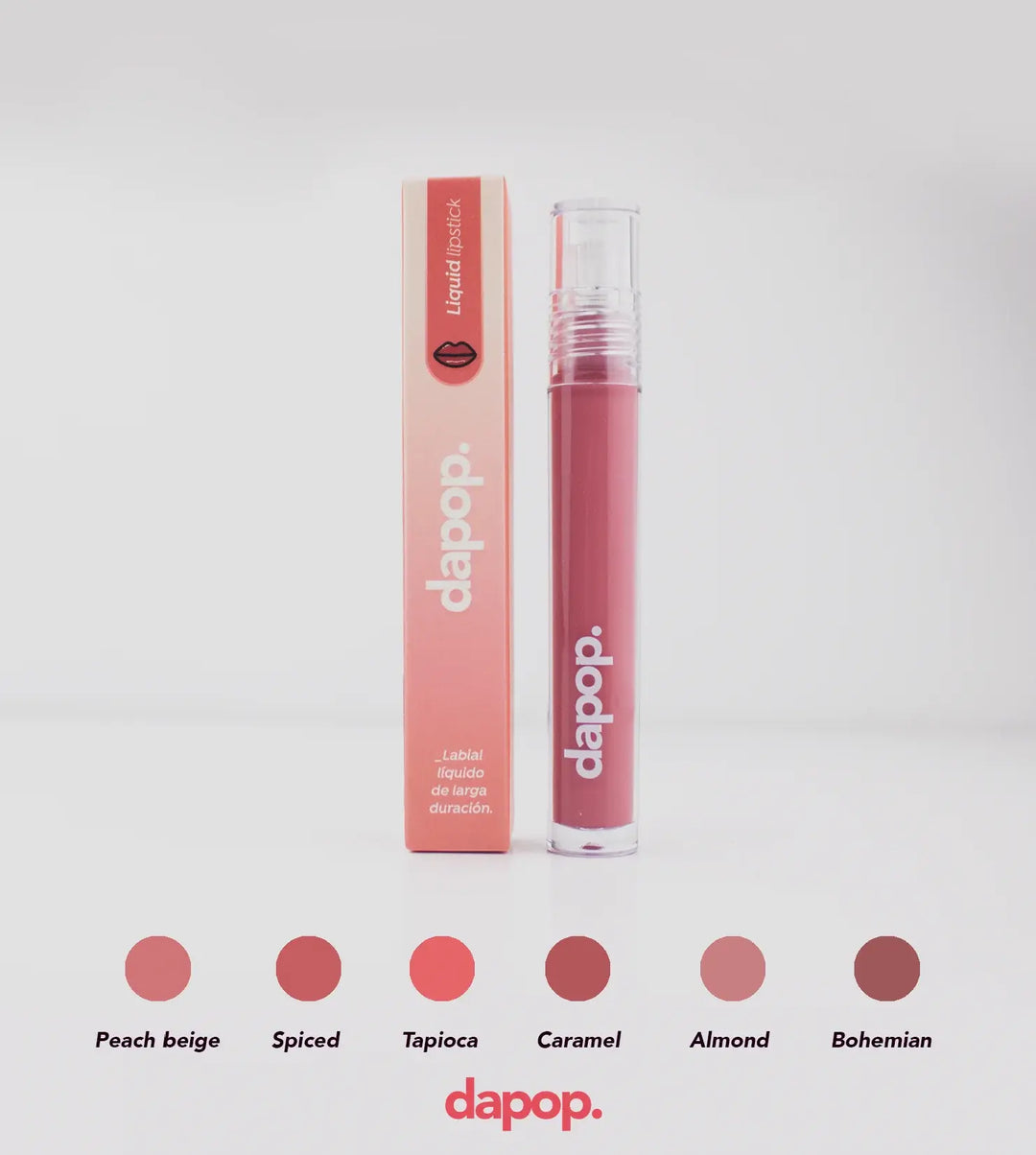 Labial líquido matte Dapop 3 Tapioca