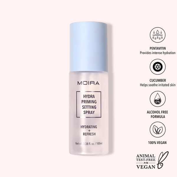 Fijador de maquillaje líquido Moira Hydra priming