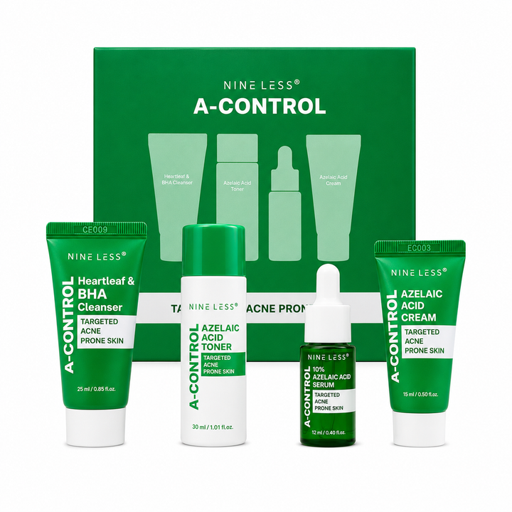 Mini Kit Nineless A-Control Acido Azelaico 4 piezas