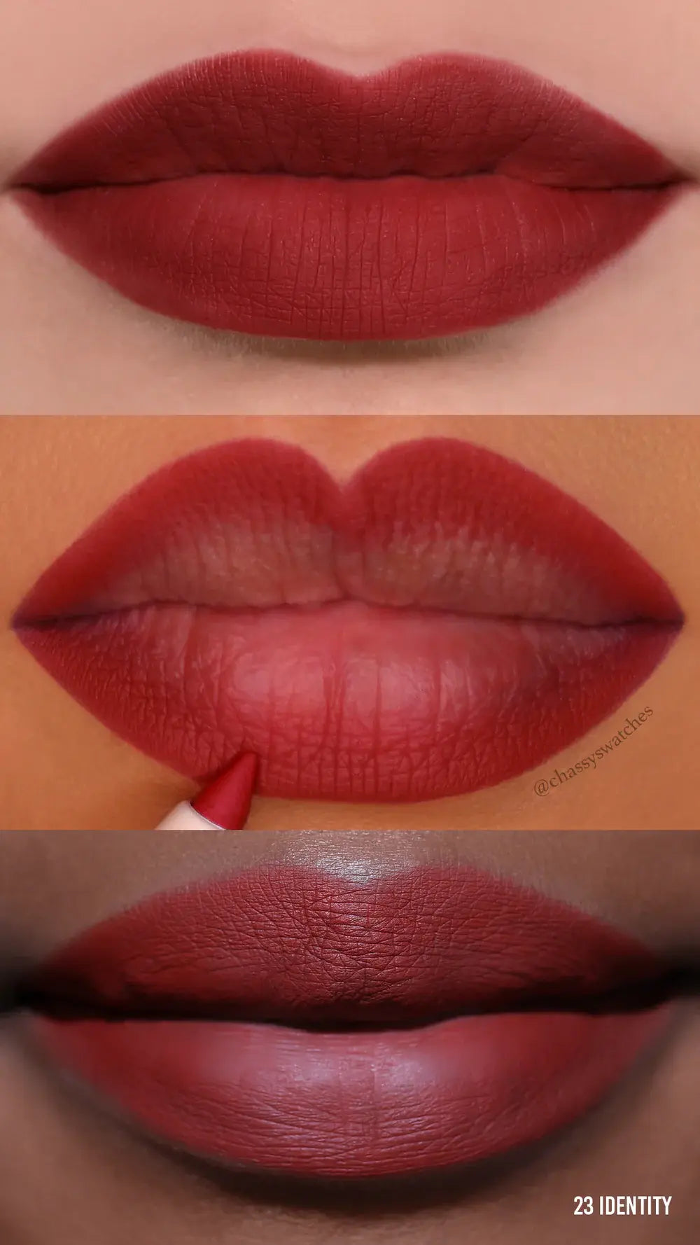 Delineador para labios Retractil Moira Appeal Waterproof 023 Identity