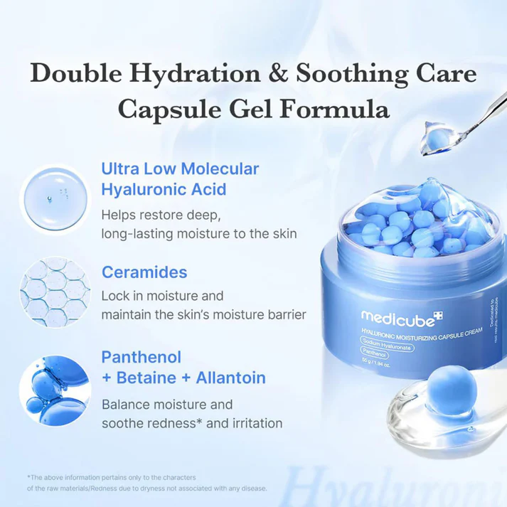 Crema facial Medicube Hyaluronic Moisturizing Capsule Cream
