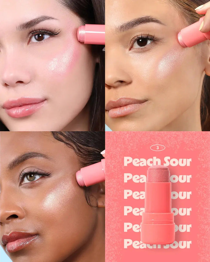 Iluminador Moira Icy Glow Jelly Stick 003 Peach Sour Moira
