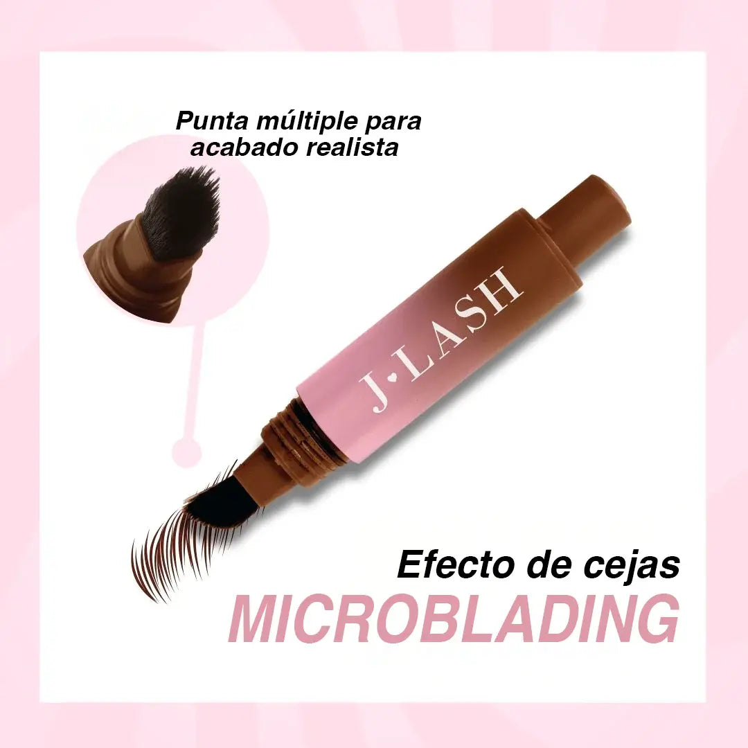 Brocha con color para cejas Jlash Brush on brow Taupe