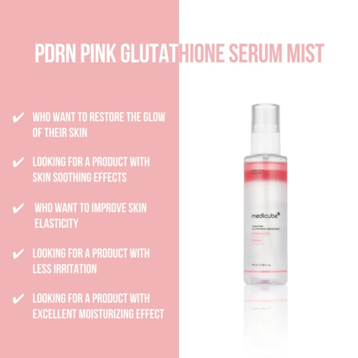 Suero Mist Medicube PDRN Pink Glutathione 100 ml