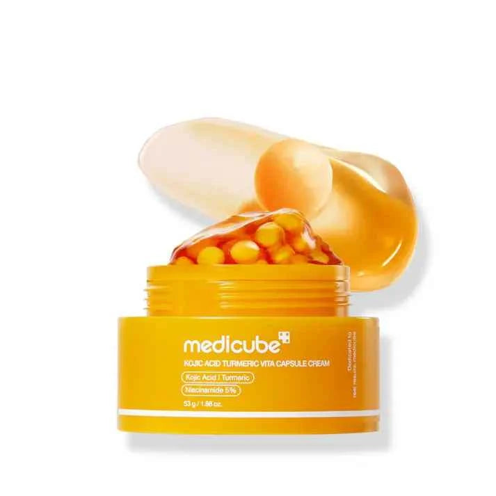 Crema Facial Medicube Kojic Acid Turmeric Vita Capsule Cream