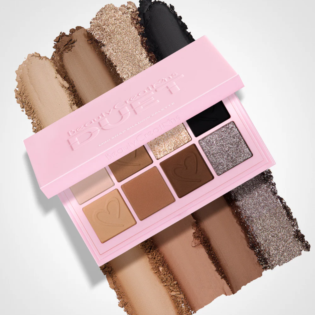 Paleta de Sombras Beauty Creations Mini Snap Duet Grungy Greys