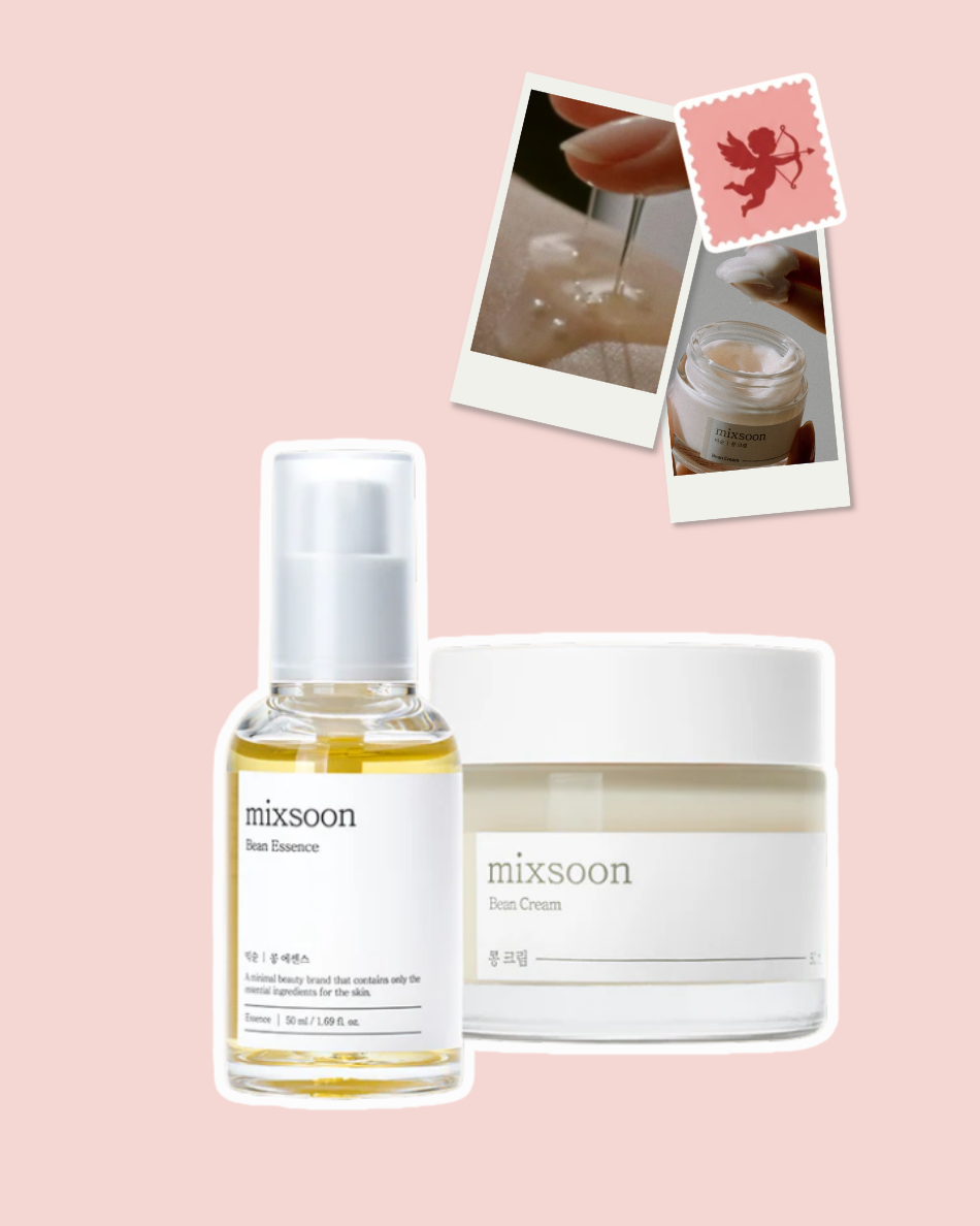 Kit Rutina Mixsoon Bean Essence &amp; Bean Cream