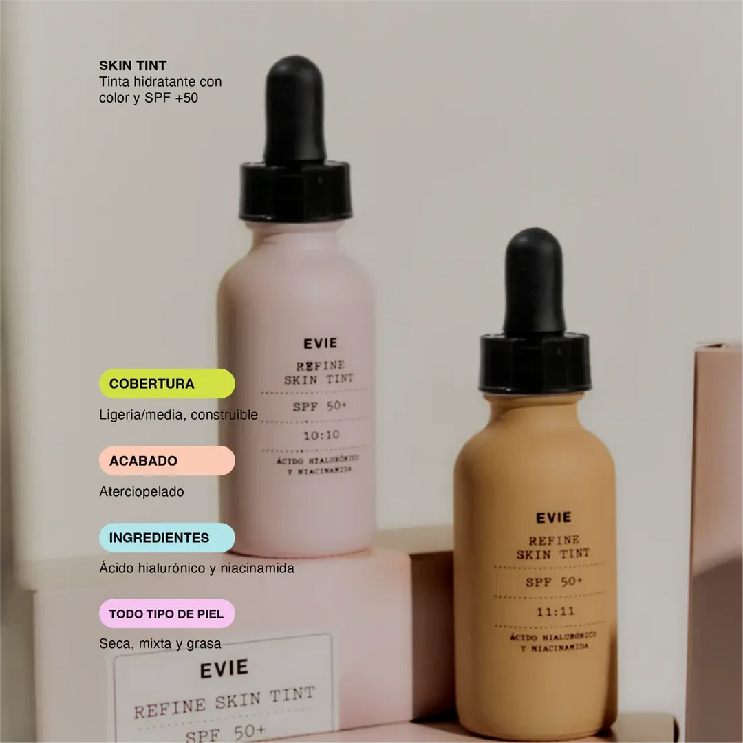 Tinta Facial Evie Refine Skin Tint 10:10 Light