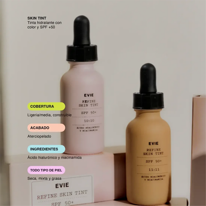 Tinta Facial Evie Refine Skin Tint 10:10 Light