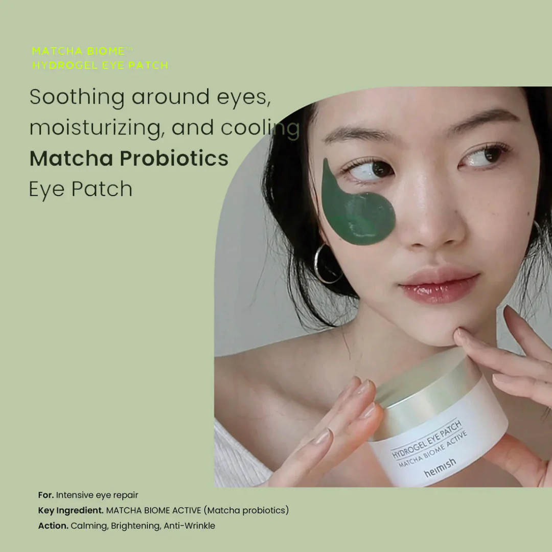 Parches Ojos Heimish Matcha Biome 60 piezas