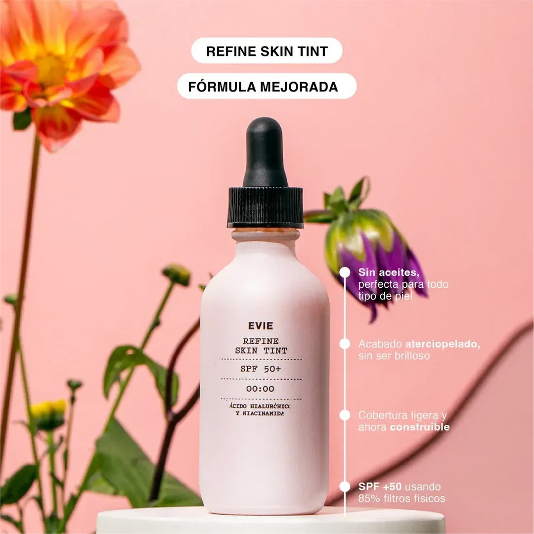 Tinta Facial Evie Refine Skin Tint 11:11 Medium