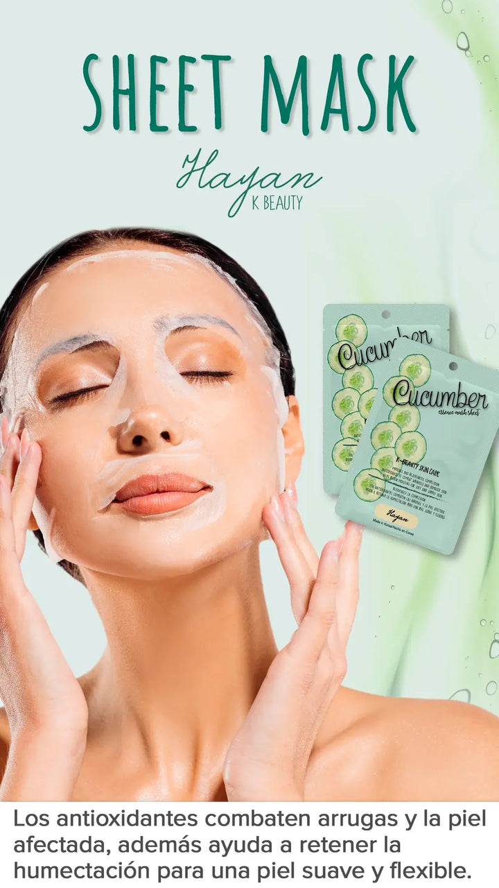 Mascarilla facial Hayan Beauty Cucumber