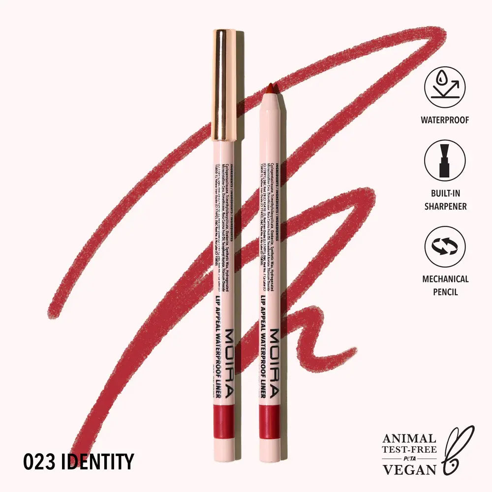 Delineador para labios Retractil Moira Appeal Waterproof 023 Identity