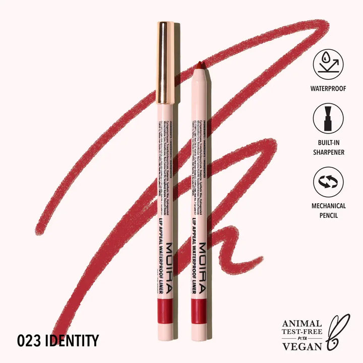 Delineador para labios Retractil Moira Appeal Waterproof 023 Identity