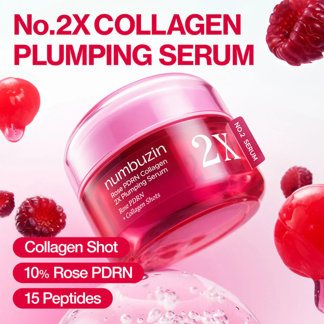 Suero Numbuzin No. 2 Rose PDRN Collagen 2X Plumping