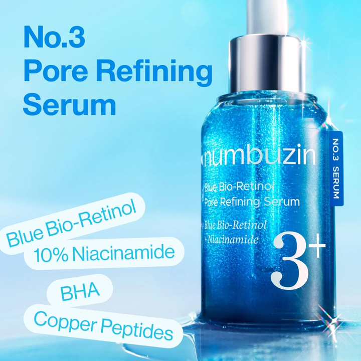 Suero Numbuzin No. 3 Blue Bio-Retinol Pore Refining
