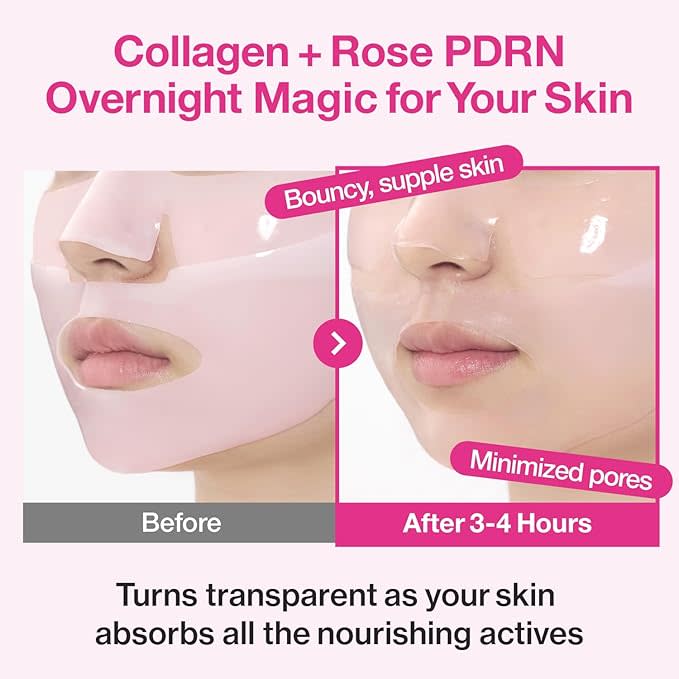Mascarilla Numbuzin N°2 Rose PDRN Collagen Plumping Sheet Mask