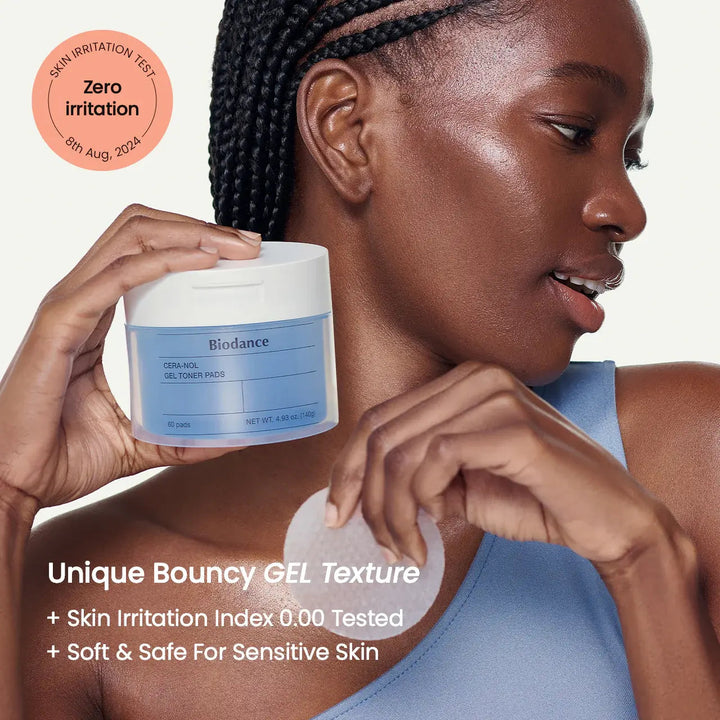 Tónico Biodance Cera-nol Gel Toner Pads 140 g (60 Pads) Biodance