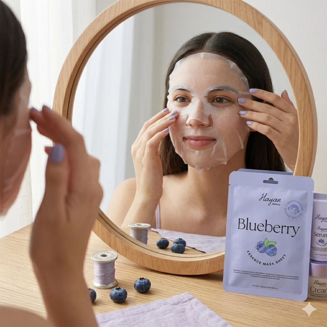 Mascarilla Facial Hayan Kbeauty Blueberry