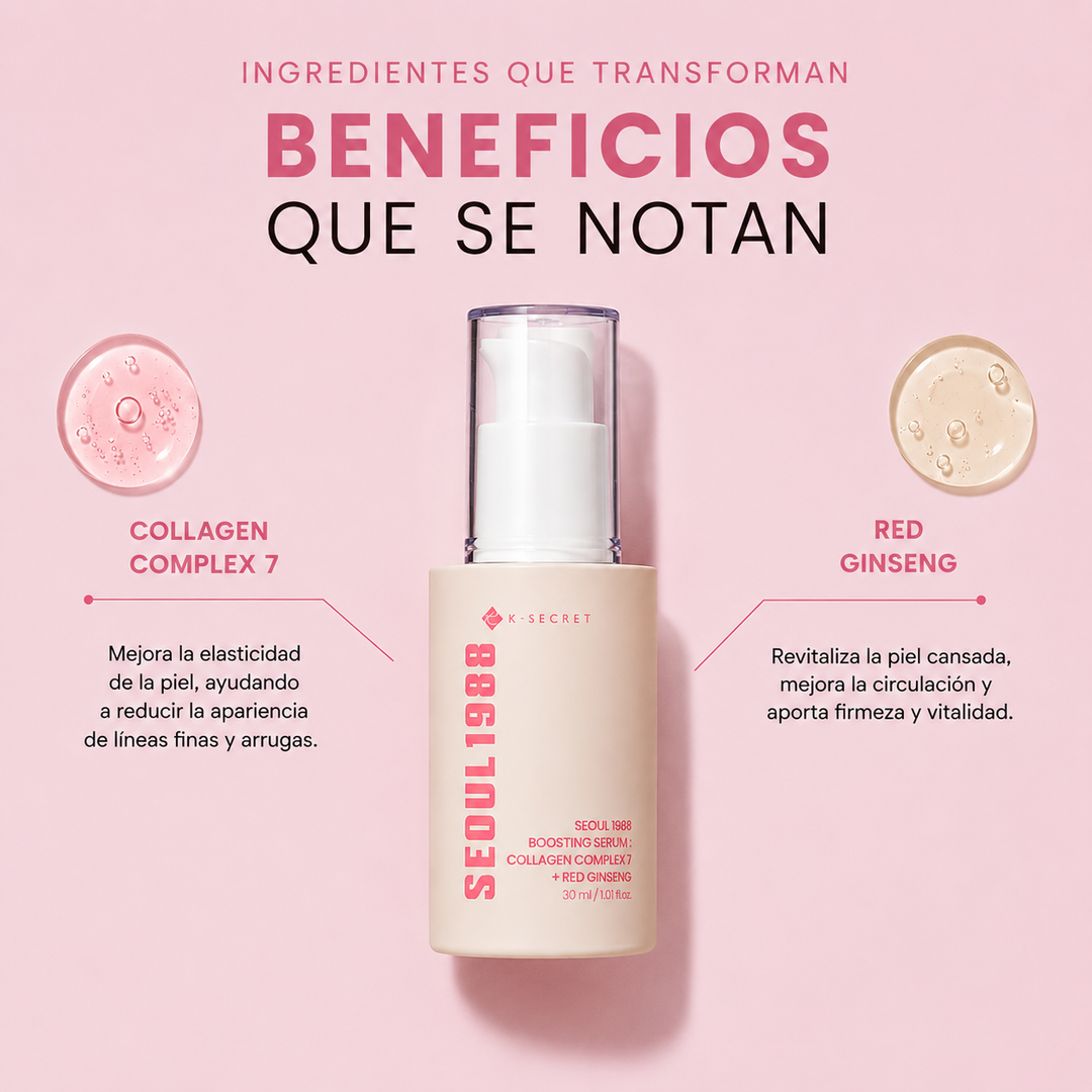 Suero K-Secret Boosting Serum Collagen Complex 7 + Red Ginseng 30 ml