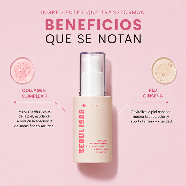 Suero K-Secret Boosting Serum Collagen Complex 7 + Red Ginseng 30 ml