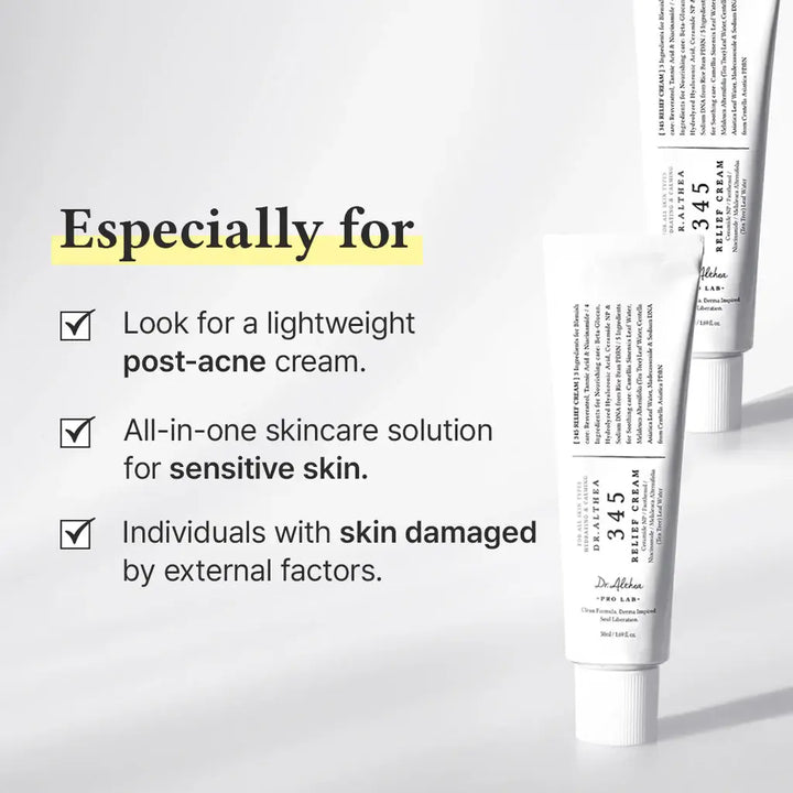 Crema Relief 345 Dr.Althea 50ml - Iconika Beauty Shop