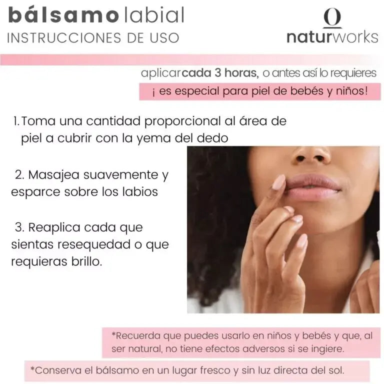 Bálsamo labial Naturworks Teens 5 ml