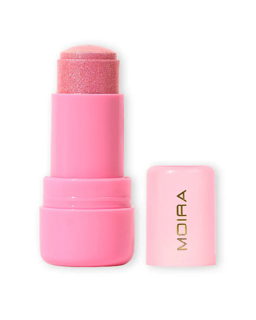 Iluminador Moira Icy Glow Jelly Stick 002 Rosé Pop Moira