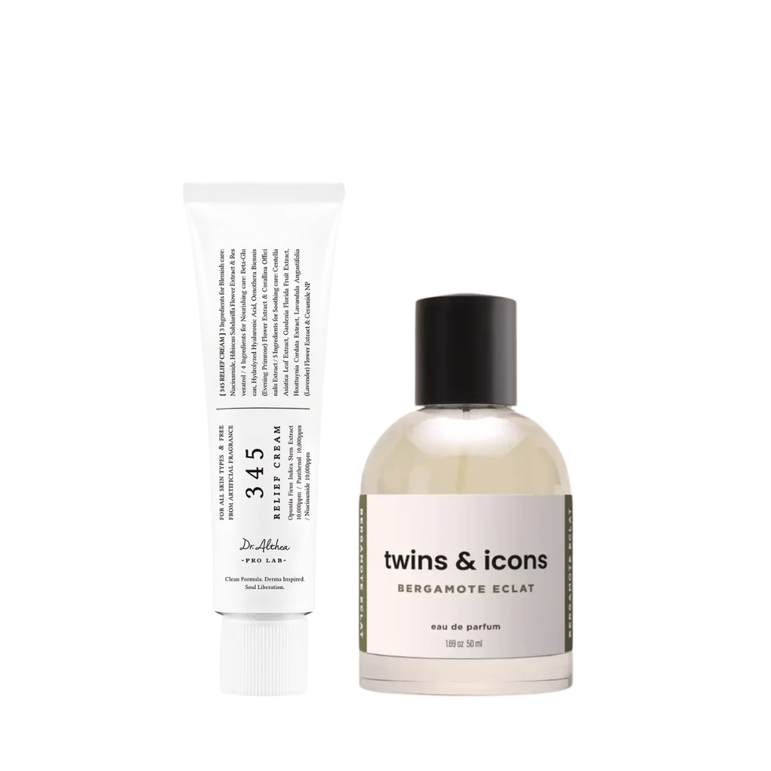 Kit Crema 345 Dr Althea + Perfume Twins &amp; Icons Bergamote Eclat