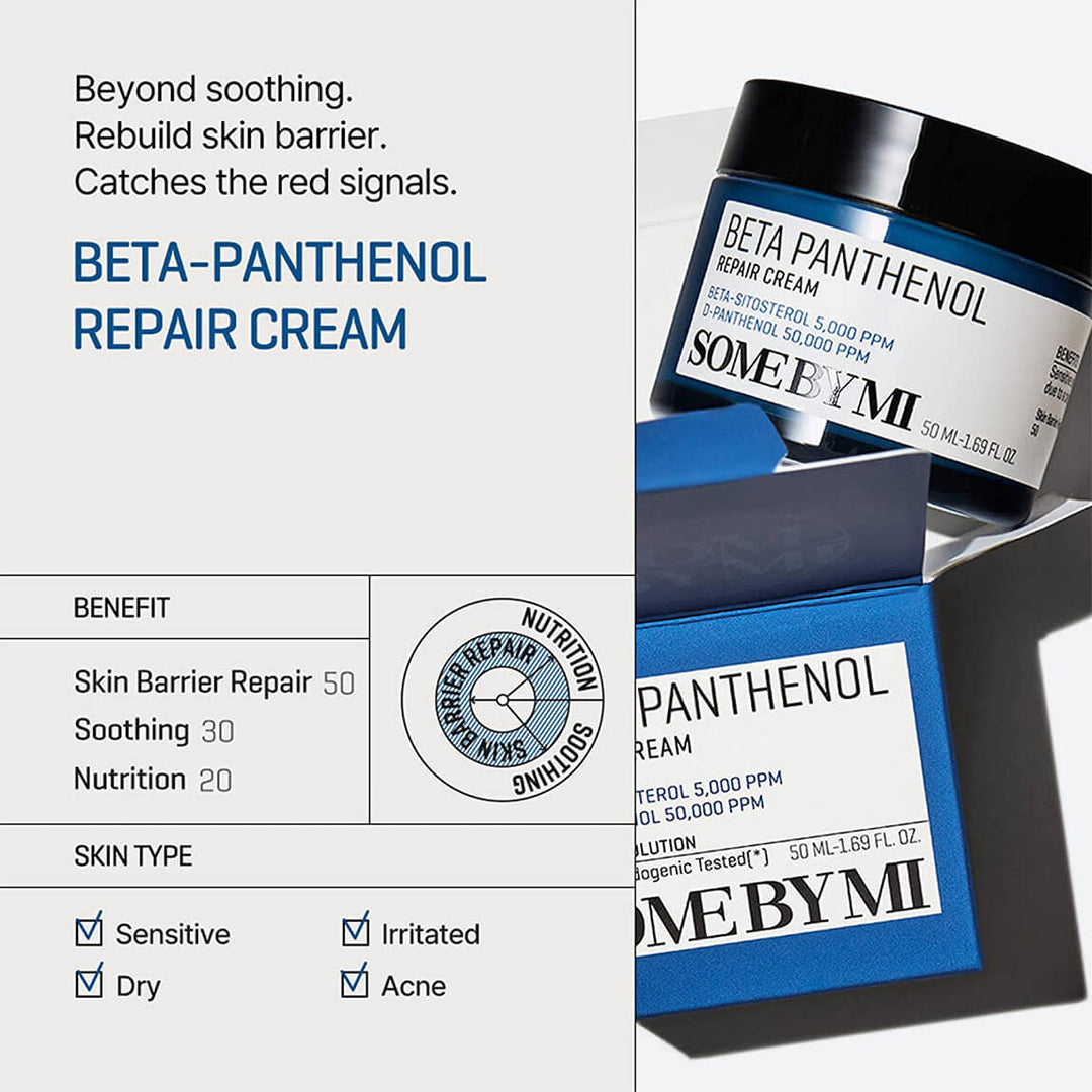 Crema facial Some By Mi Beta Panthenol Repair Cream 50 ml