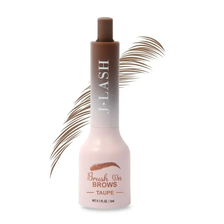Brocha con color para cejas Jlash Brush on brow Taupe