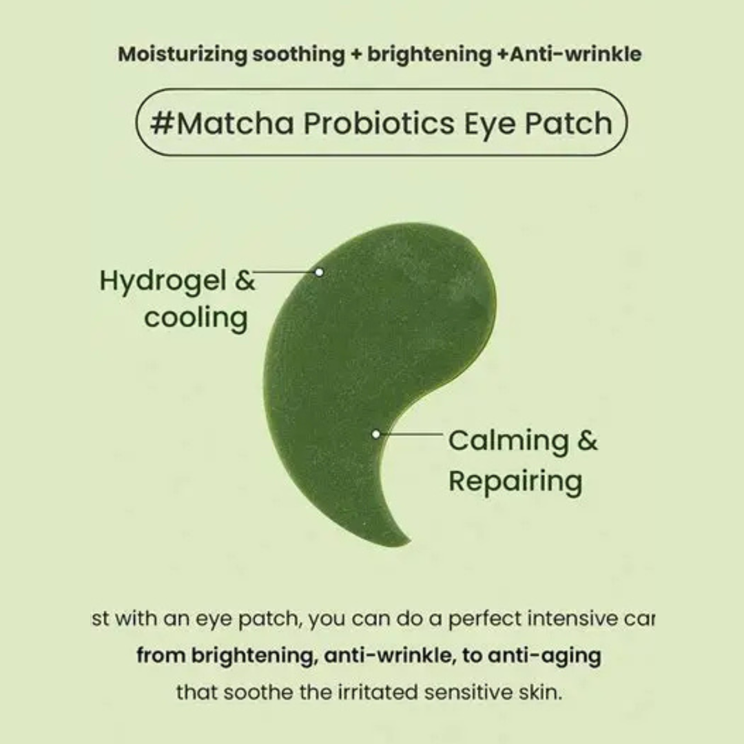 Parches Ojos Heimish Matcha Biome 60 piezas