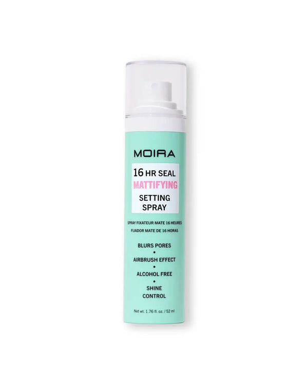 Fijador de maquillaje liquido Moira 16 hr Mattifying 52 ml