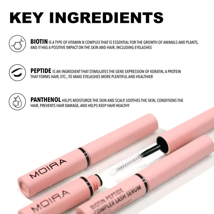 Suero para Pestañas Moira Biotin-Peptide Complex Moira
